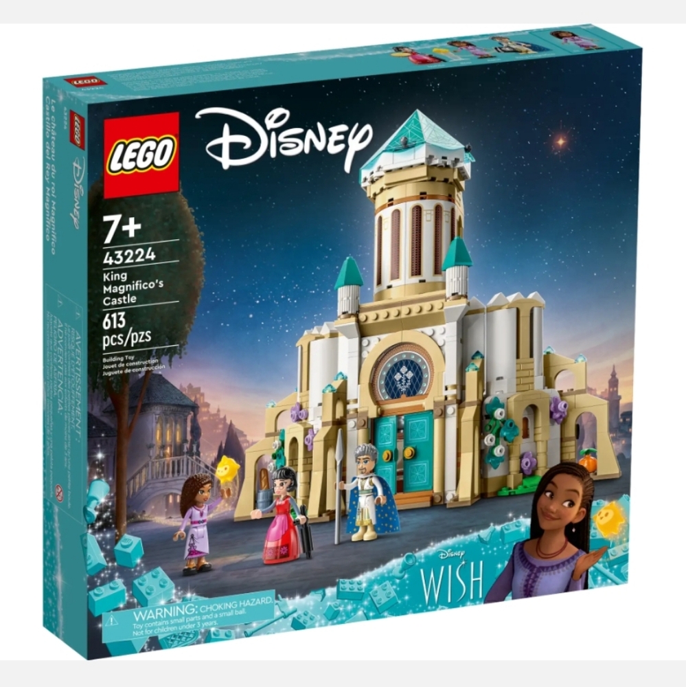 🧱NWT LEGO WISH DISNEY. Lego set 43224. King Maginifico's Castle. 613 pcs. - Picture 1 of 17